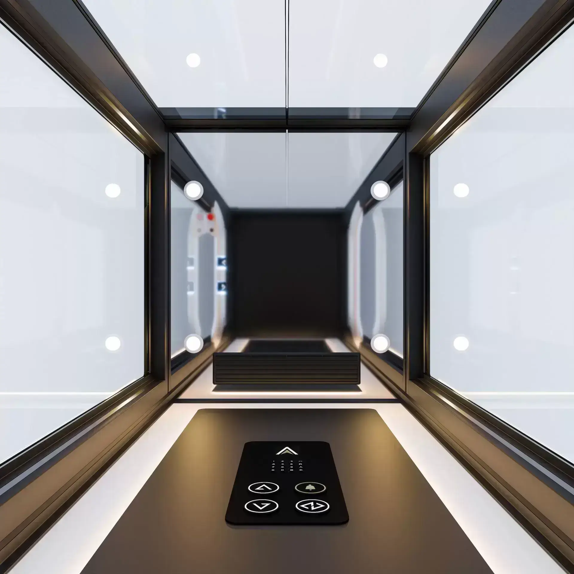 Ascenda Lift ลิฟท์บ้าน ดีไซน์ออกแบบบานกระจกรอบด้าน ไม่เพียงแค่สวยงามเท่านั้น มาพร้อมพัดลม เพื่อเพิ่มการระบายอากาศในขณะใช้งานลิฟต์