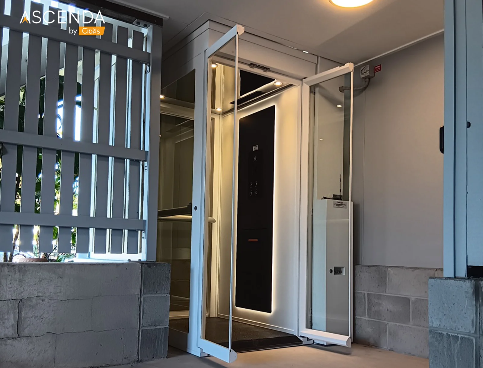 Ascenda XL Home Lift Private Home Elevator Beside the House (1)